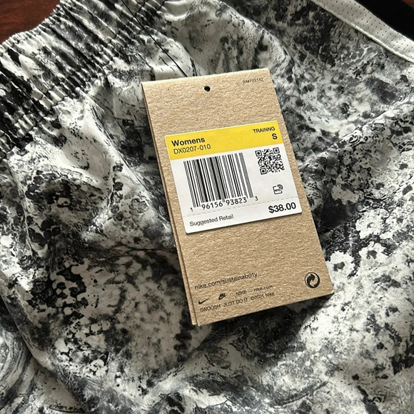 Nike Tempo Lined Running Shorts Athletic Sporty Workout Gym Summer Print NWT - Picture 6 of 6